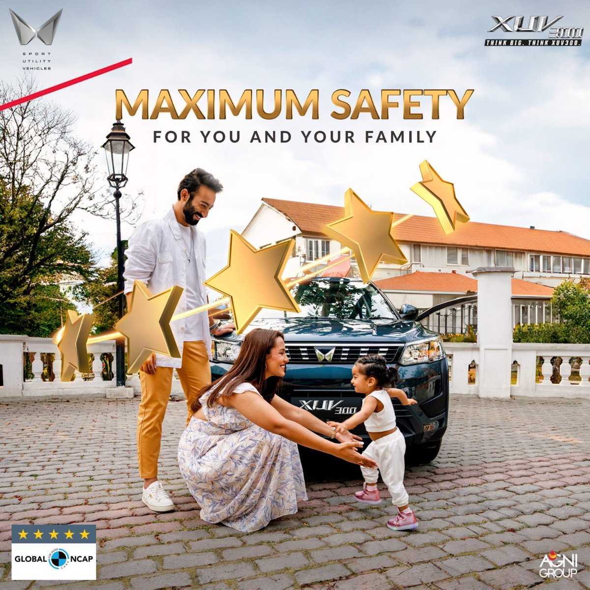 Drive confidently with the XUV300 – where safety isn't just a feature, it's a commitment to protecting you and your loved ones at every turn.

#XUV300 #ThinkBig #ThinkXUV300 #AgniMahindra #AgniGroup #MahindraNepal