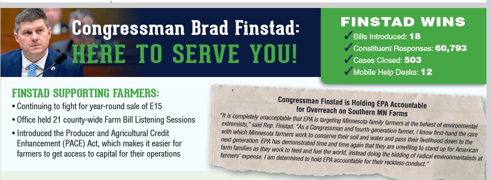 McPhersonHall's tweet photo. Next time you read @BradFinstad complain about #WastefulSpending ... you probably paid for it.
Did you know that @RepFinstad authorized $43,196.04 in postage during Jan-Mar 2024 to mail out #FrankedMail (plus taxpayers paid for someone to print it)
#TimeForChange in #MN01 https://t.co/7Gh17UQluW
