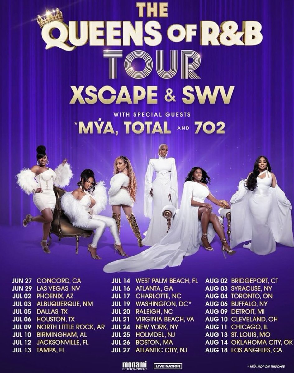 Xscape and SWV are going on tour this summer🤩🔥🎶 So does this mean that Karen and Fatima will be friends by the end of S7B?🙃🤣 In the meantime, GET YOUR TICKETS TODAY😉 #SistasOnBET #ZatimaOnBETPlus