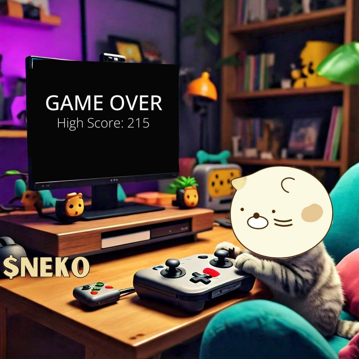 rogeradcock7's tweet image. Who&apos;s ready for liftoff? @NekoTotheMoon  is playing a brand new game in the Telegram channel! Join the fun and blast off with Neko to new heights of excitement! #NekoToTheMoon #TelegramFun #GamingWithNeko $NEKO 

t.me/NekoOnSolana