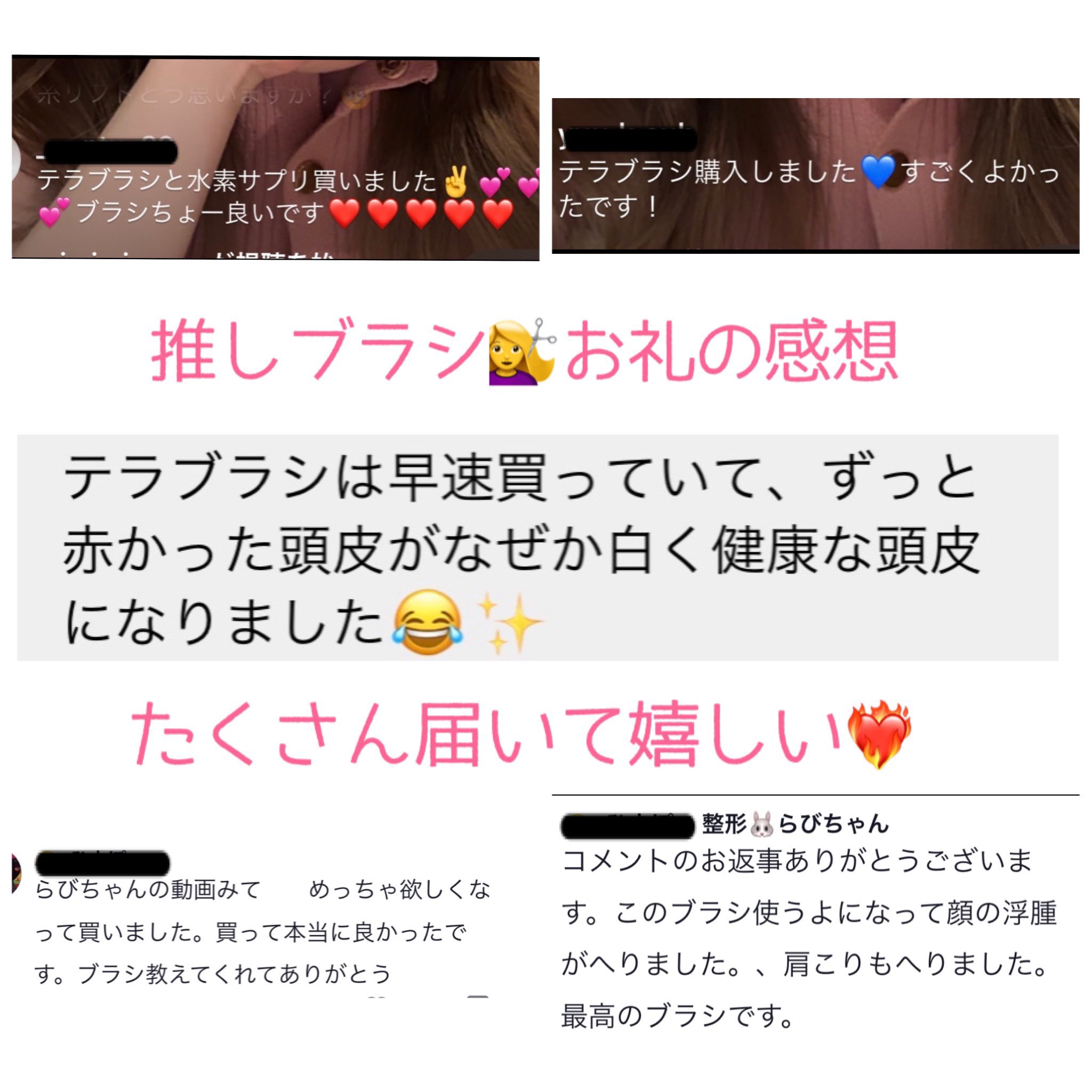 テラブラシ （ブラシ界のスーパールーキー♡高温多湿に負けない