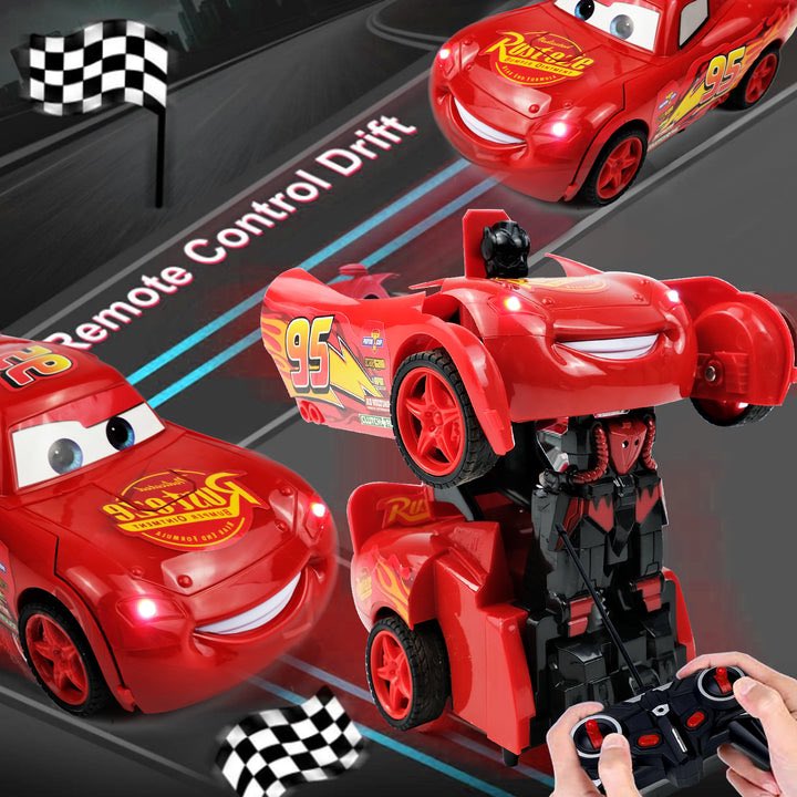 ToymakerI's tweet image. Check out this amazing Lightning McQueen transforming robot car! 🚗🤖 With stunning LED lights and remote control, it's perfect for any car fan.
#LightningMcQueen #TransformingCar #RemoteControlFun #ToyMagic #KidsToys #ToyTransformation #CarToRobot #TikTokToys