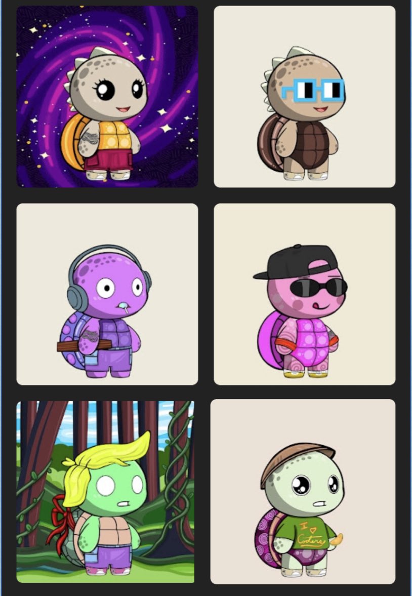 <a href="/LilCooters/">Lil Cooters</a> Minted TF Out Tonight! LfG!!! 

Shout out <a href="/DWNB4D_/">DWNB4D</a> for being gifted wif the creative wisdom to build these lil cute ass cooty fukz! 

I like em… little turtles and shit… and fuck anyone who don’t!

Don’t fade my lil cooters, bitches! Floor go up!