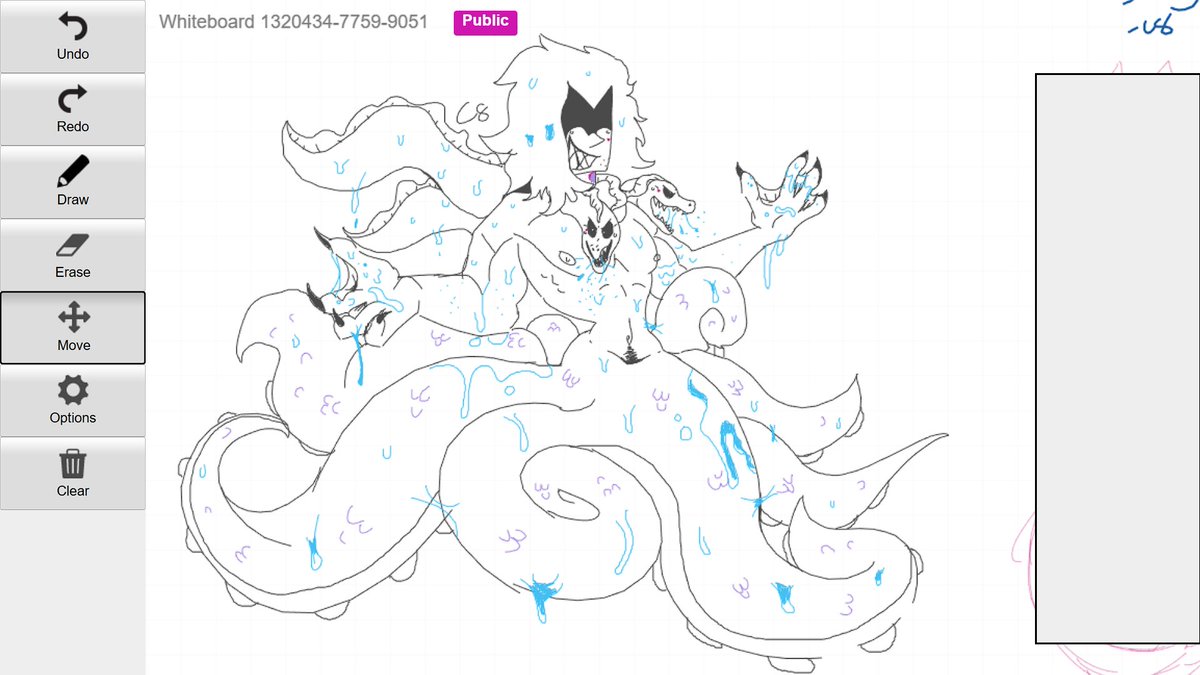 Metalcartoons's tweet photo. Art I did on Friend's Whiteboard! 
.
.
.
@tko_forever 's whiteboard
.
.
#okko #fanart #shadowyfigure #boxmax #ocean #design https://t.co/XtsjxiXb6w