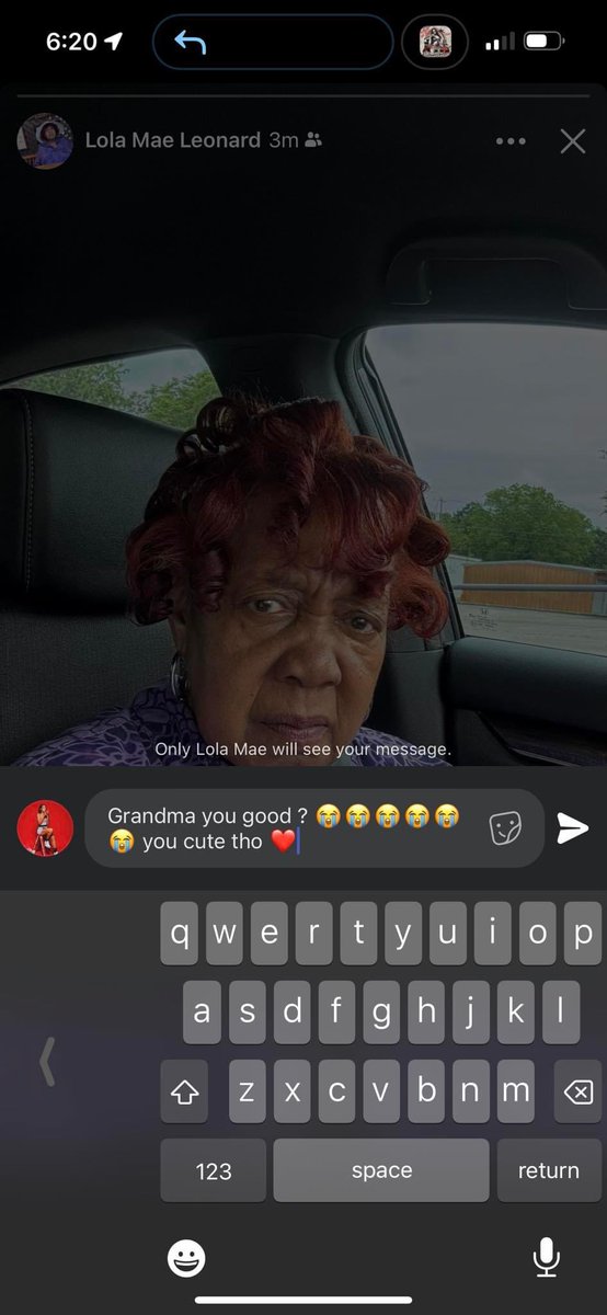 Granny was on her way to handle some business 😂