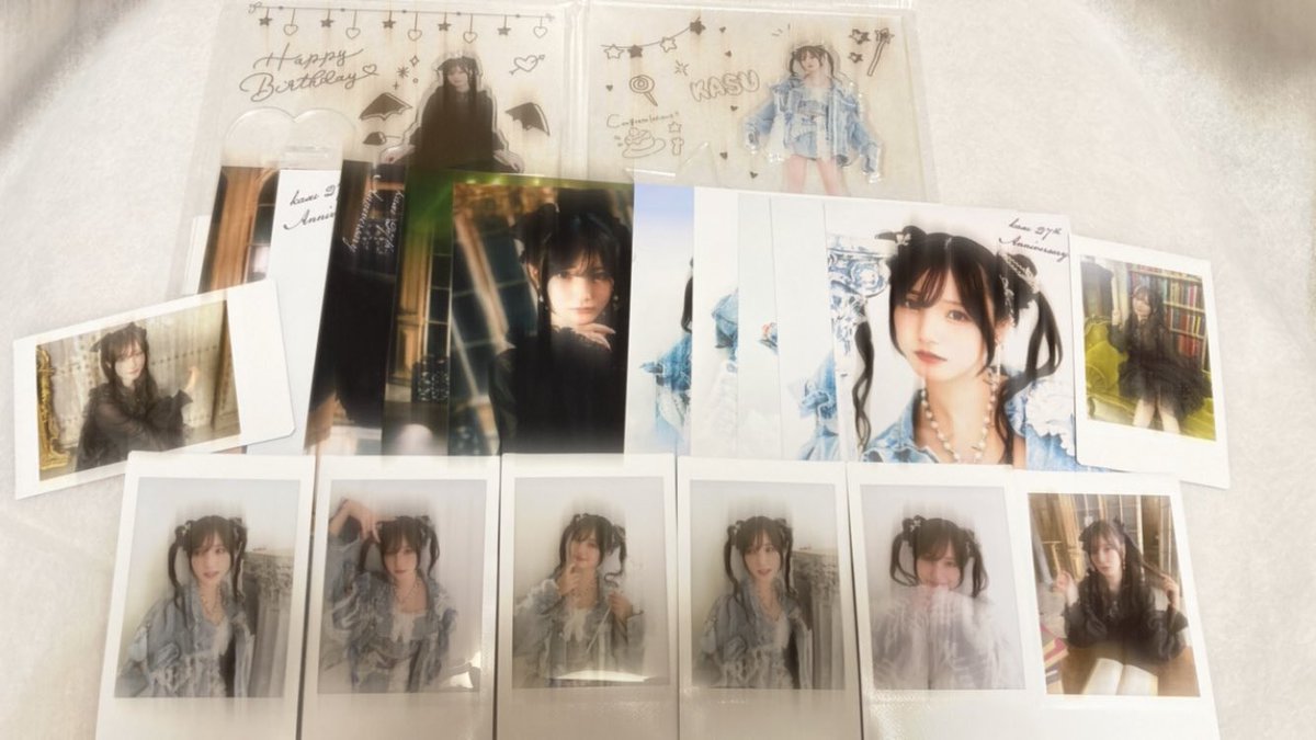 kasuna_tetsu's tweet photo. 生誕グッズ届きました︎💕︎
今回もビジュ良好きで最高です！家宝にします！
ランチェキの表情も可愛すぎて無理(>_<)🫶🏻
 #あいかすとあ 
@kasu_ps @kasu_ps_2 https://t.co/O37TcLuI5f