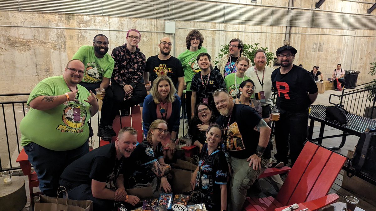 Got to do some cosplay at #MomoCon, but more importantly, I got to work with my absolutely kickass team of volunteers in the RPG department. 

73 #ttrpg volunteers strong and growing! Come join us next year for games and shenanigans. 💜