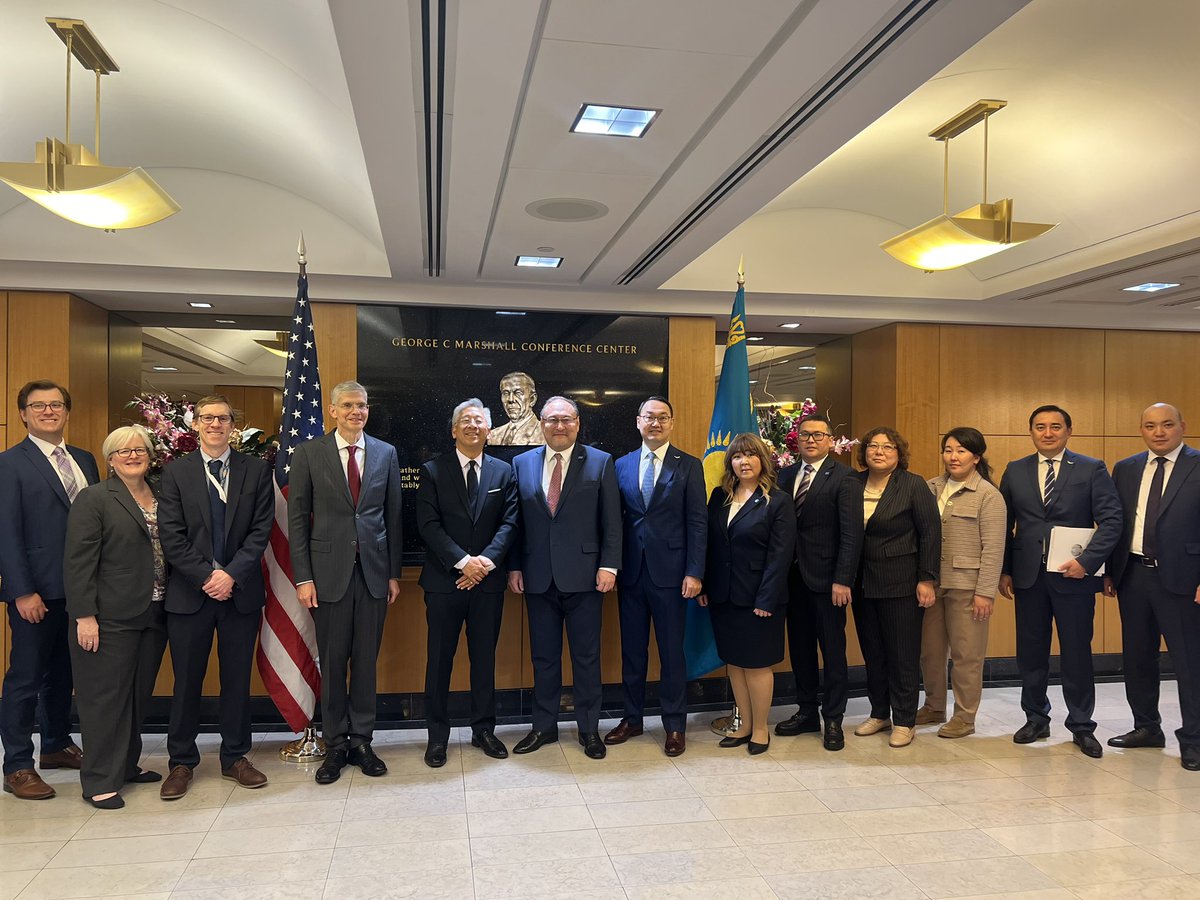 The 6th meeting of the Kazakhstan-U.S. Enhanced Strategic Partnership #ESPD took place today. 🇰🇿&🇺🇸 delegations reaffirmed their commitment to strengthen dialogue in political, economic, and energy fields, with an emphasis on the deliverables of the New York Declaration.