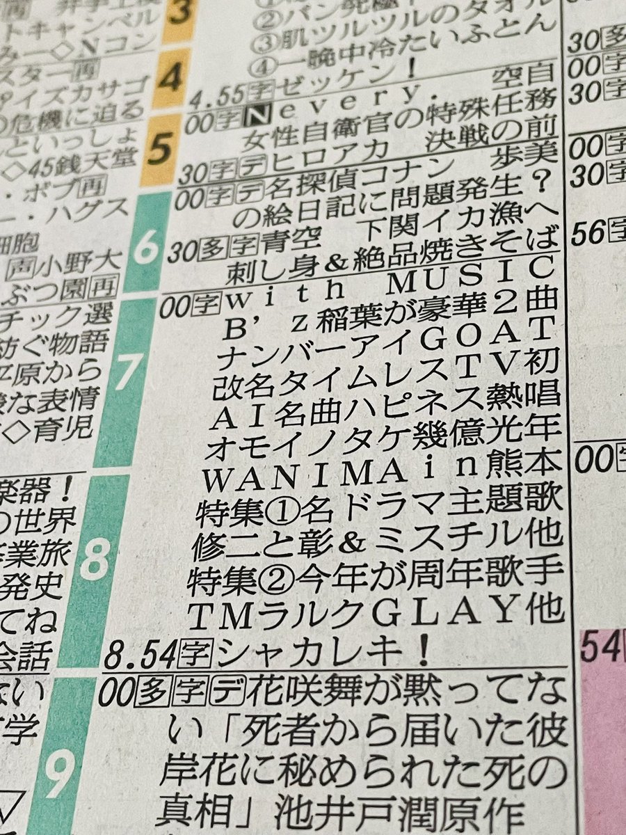 今夜 日テレにラルク～🌈周年歌手🌈🌈🌈
#ラルクアンシエル