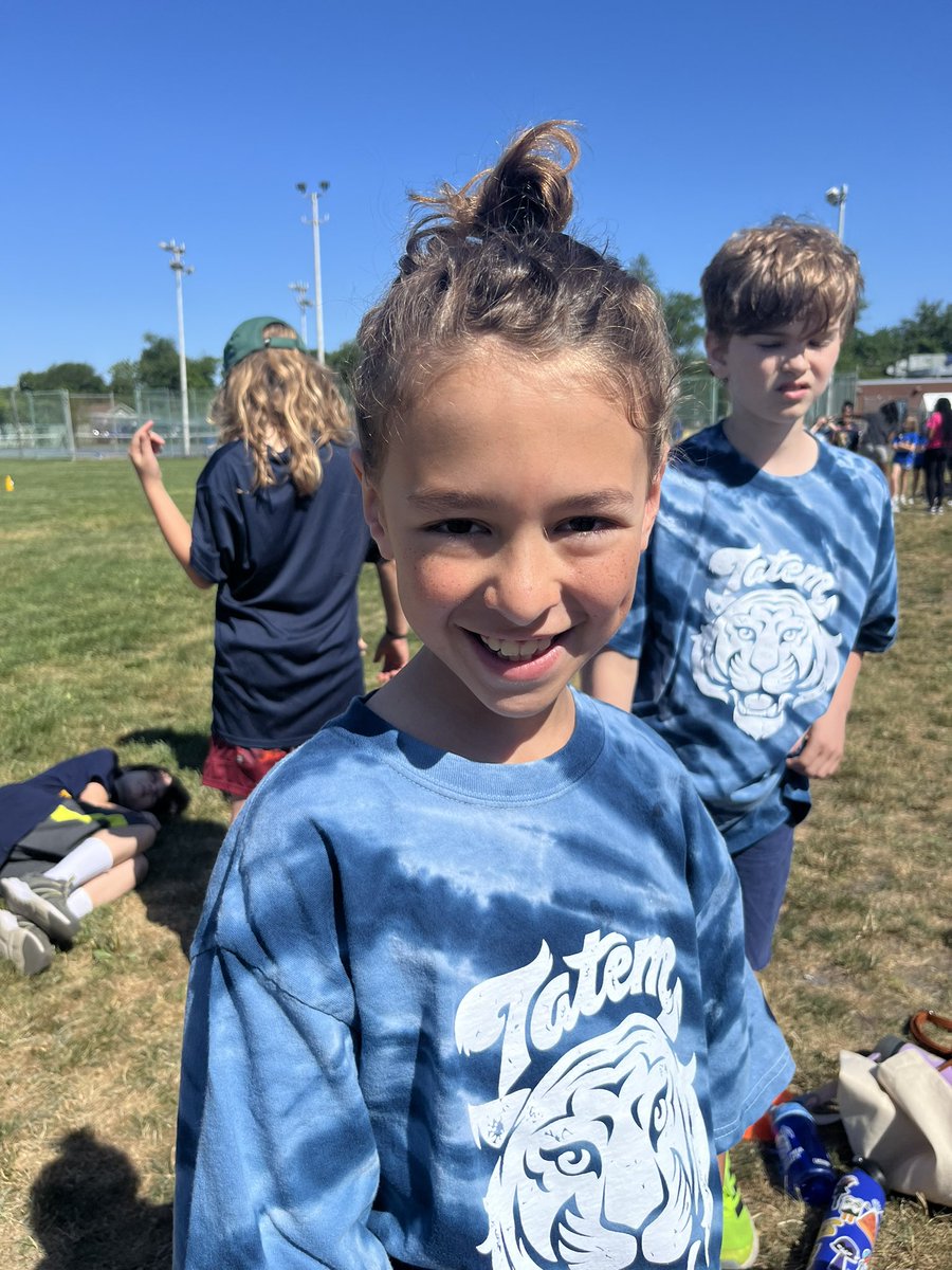So much fourth grade fun at field day! 🐯🏃‍♀️#tatemtweets #collsedu