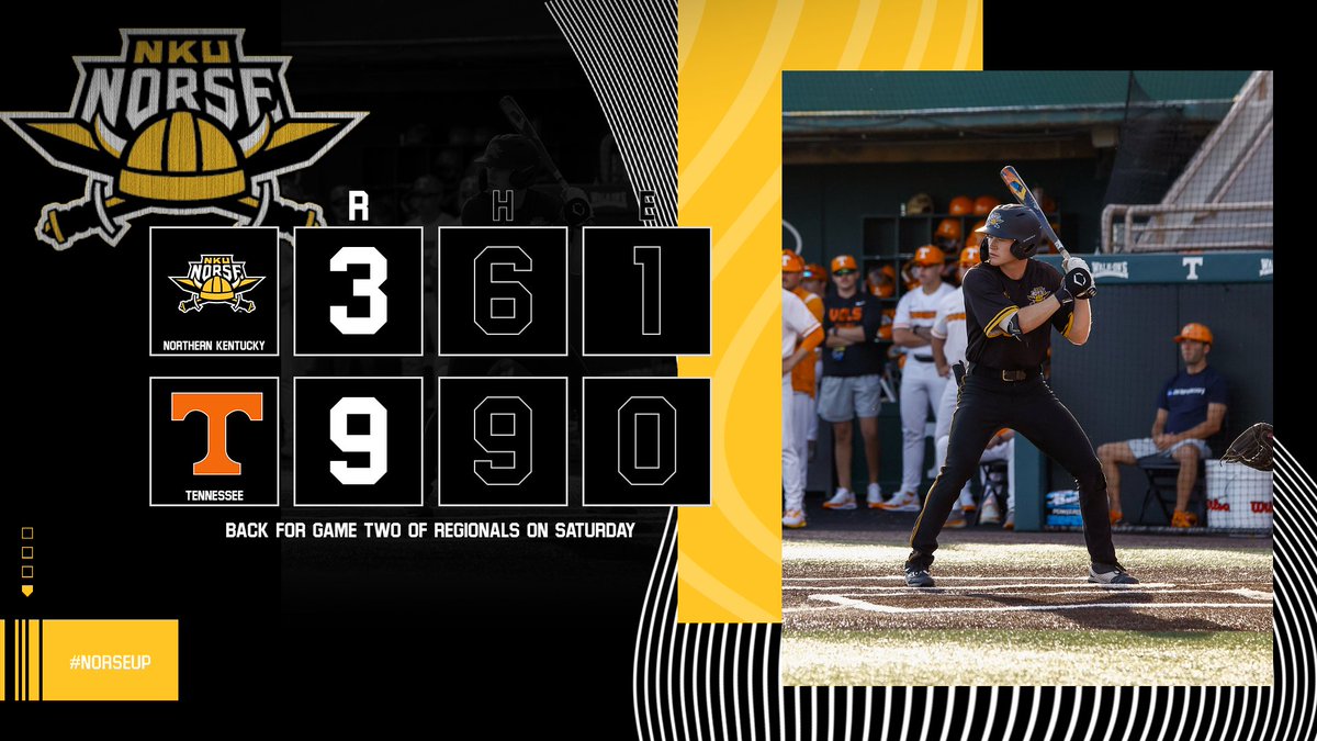 Not the score people thought 🤷‍♂️

Back for game ✌️ tomorrow at noon

<a href="/NKUNorse/">Northern Kentucky Athletics</a> | #NorseUp