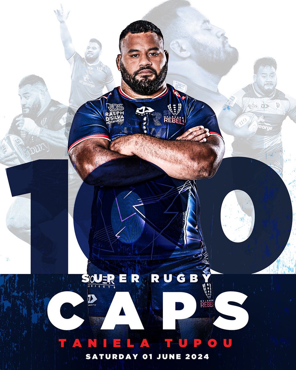 Congratulations to Taniela Tupou on your 100 Super Rugby Caps 😮‍💨