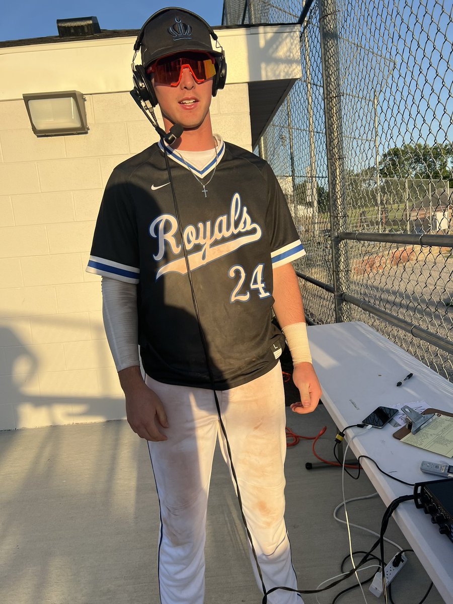 Cole Horch another multi sport athlete for Mason County. 

Horch had some big plays in the field this week and had 1 hit &amp; 1 RBI this evening. 

Horch said the Royals lived in the cage/taking batting practice the last two weeks. 

It paid off this week for the team.