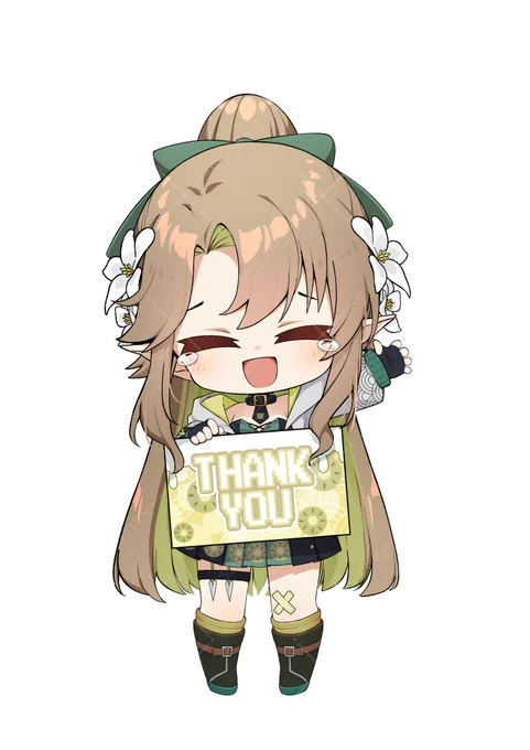 Commissioned by @/lilkiwwieThanks for commissioning me!! It's been a pleasure!! ^^#VGenComm #Chibi 