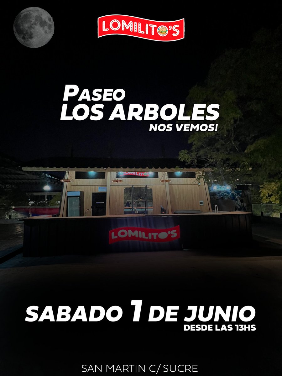 ¡La Final de la Champions ⚽🏆tendrá el mejor sabor!
Estaremos en el Paseo Los Arboles disfrutando la gran final y listos para ofrecerte los mejores lomitos del país🥳🎉
#DameOtro