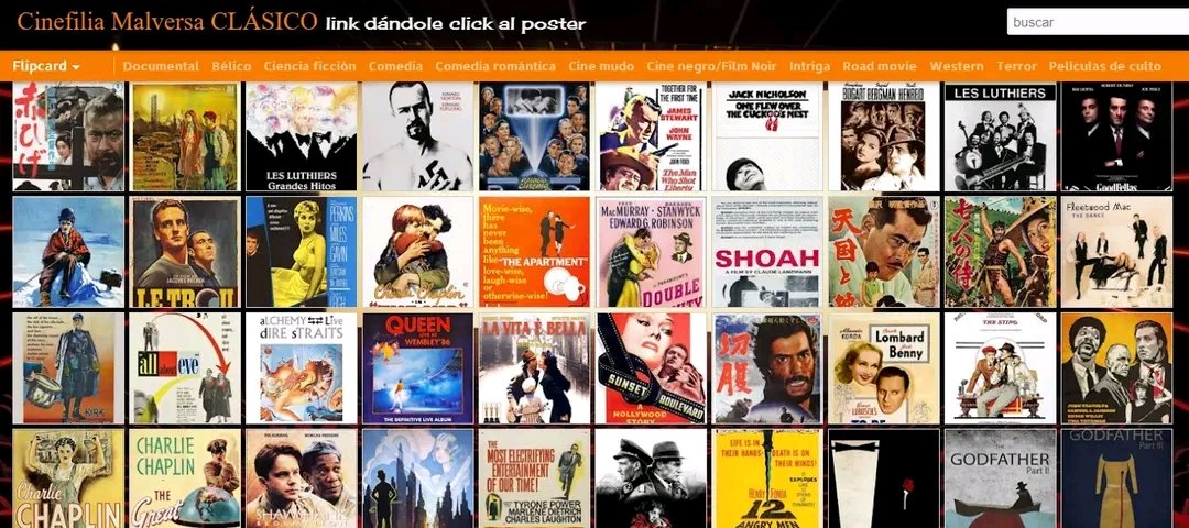 El momento llegó! Es oficial la apertura de Cinefilia Malversa Clásico que consisten en películas desde los orígenes del cine hasta las estrenadas en 1999. Y empezamos el día de hoy con una minuciosa selección de las mejores 200 películas de la historia!

cinefiliamalversaclasico.blogspot.com