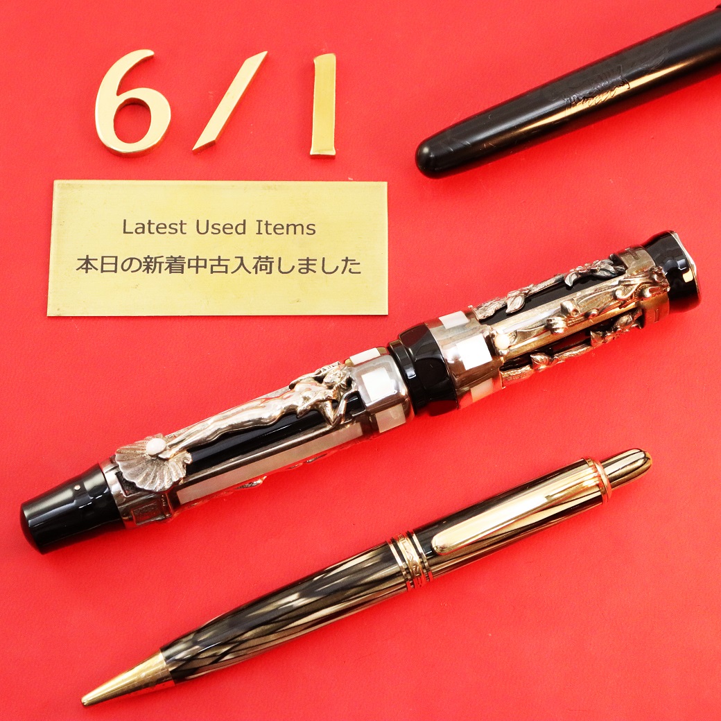 kingdomnote_pen's tweet photo. 【新着中古】
「モンテグラッパ L.E. 1997 アフロディーテ スターリングシルバー」
「モンブラン Pix #172K グリーンストライエイテッド 1.18mm」
など、入荷しました!
<お買い物はこちら>
https://t.co/xZrz7X0jth
#万年筆 #ボールペン #キングダムノート #筆記具買取 https://t.co/W1bw2MAcH9