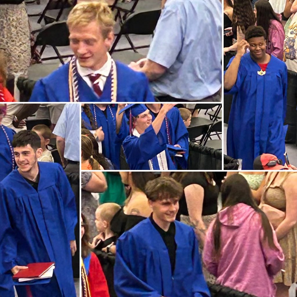 Congratulations to our 2024 football seniors on their graduation!! You will be missed greatly but you are prepared to go be great. Life will knock you down but just as you learned to do on the field, jump back up and go win the next one! #OnceAWarriorAlwaysAWarrior
<a href="/MoormanMontay/">Montay moorman</a>
