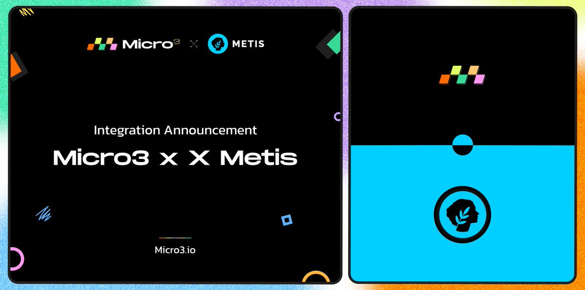 <a href="/MetisL2/">Metis🌿</a> is now live on <a href="/Micro3io/">Micro3</a>! 🤝

Key Points:
➺ Metis: A permissionless Layer 2 network powering the next generation of decentralized applications.
➺ Low fees.
➺ Secure Network
➺ Fast Transactions
➺ Scalable Infrastructure

Now, effortlessly create and mint NFTs on