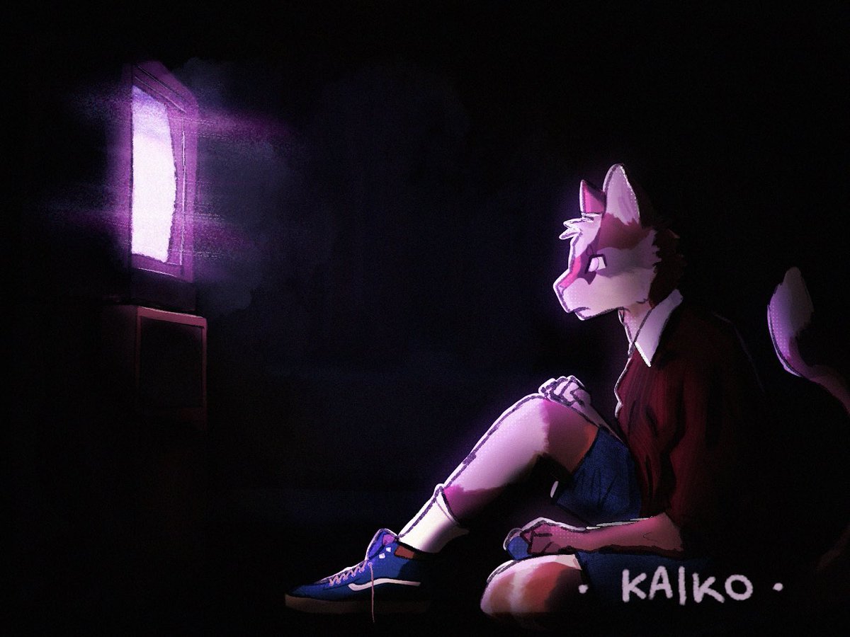 kaikokitty's tweet photo. Inspired by I saw the tv glow 📺 https://t.co/pTc70OerJx