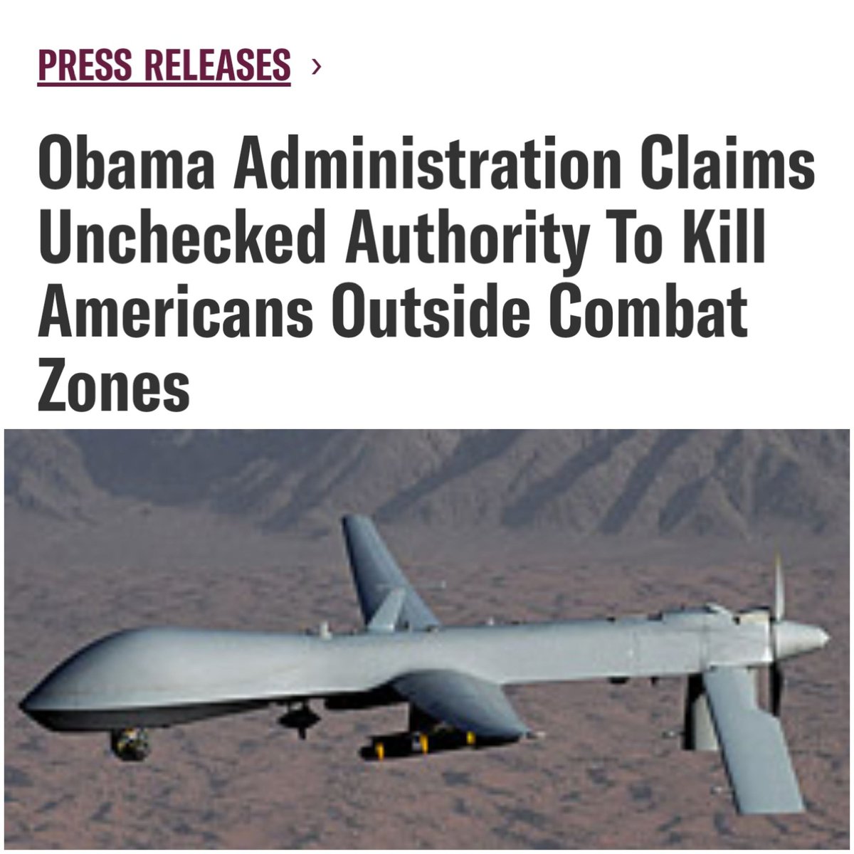 Barack Obama murdered American citizens with drone strikes under the excuse of 'terrorism' He was never charged or convicted for these crimes. The International Criminal Court never charged him.