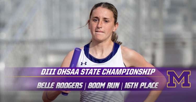 McburgAthletics's tweet photo. Rodgers wraps up the 2024 OHSAA State Championship for the Indians with a 16th place finish in the 800M Run! https://t.co/9X1tmFmMlb