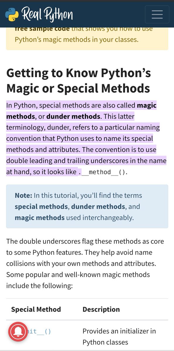 abazramino's tweet photo. 6 Days of #100daysofcodeingchallenge
Today I completed learning inheritance in oop and also multiple inheritance at Python and I focus on magic method https://t.co/SGd57cXCsa