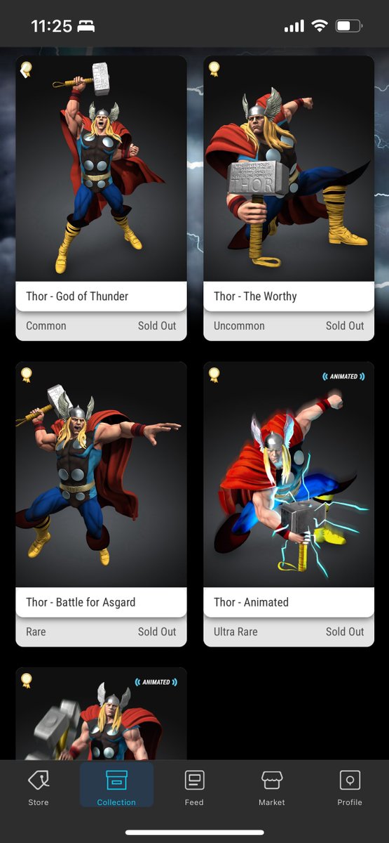 LukeJHLu's tweet image. Thank you, Mr. Market! 

My 98th set on VeVe completed with the first appearance of Thor set! The SR was out of reach, but not any more!

#nft #dico