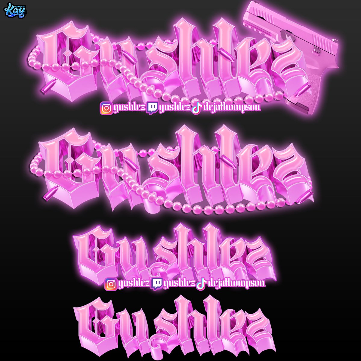 graphicsbykay's tweet photo. Commissions open! Check linktree for order form. https://t.co/YcMLcgcHb1 DM for questions or concern. 

#graphics #graphicdesign #streaming #stream #twitch #kick #youtube #gaming #gamer #overlay #logo #logodesigner #photoshop #blender #3dlogo #2dlogo #adobe https://t.co/nWlyK9Zemg