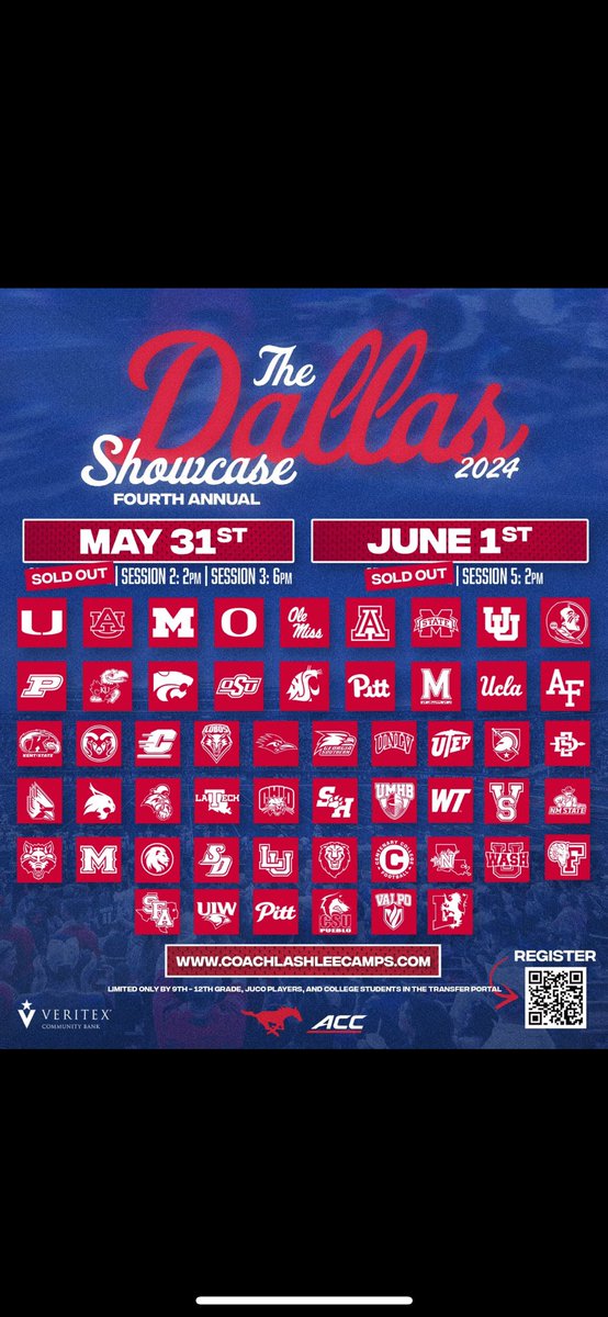 Fisher_Zurek's tweet photo. Had a fun day at @SMUFB Dallas Showcase. Thank you @CoachFoster_  for the coaching tips, can’t wait to come back next year.#weareGR #recruitheranch

@GRHS_Football  @CoachCaseyVogt @Quizzrdg3r2 @CoachJustice20 @CoachMaxwe11 @wgjones85 @Coach_Fudge @GRCoachSterling @_Coach_Garza https://t.co/h8jN3Fj0SD