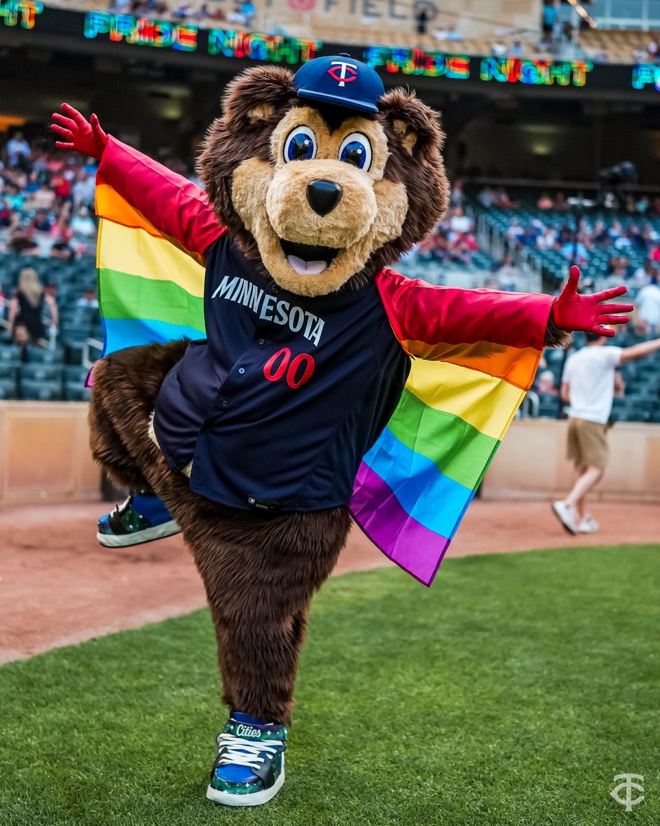Twins's tweet photo. All are welcome in Twins Territory! Happy Pride Month! 

🩷🩵🤎🖤❤️🧡💛💚💙💜 https://t.co/3ZV5UfGBy7