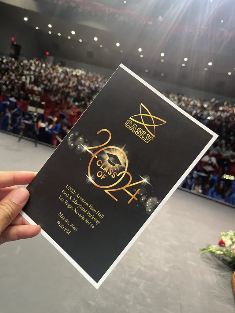 AaronDFordNV's tweet photo. Enjoyed delivering tonight’s commencement address to @CoralAcademyLV’s 2024 graduates! Looking forward to what these young leaders will do in the future!! https://t.co/wvwZ4HCIRo