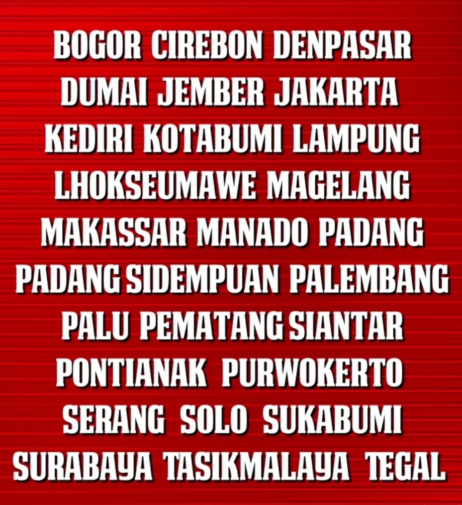 iwanfals's tweet photo. &amp; ini kota2nya. Selamat Hari Lahir Pancasila 🇲🇨 https://t.co/wjg5GLxvS5