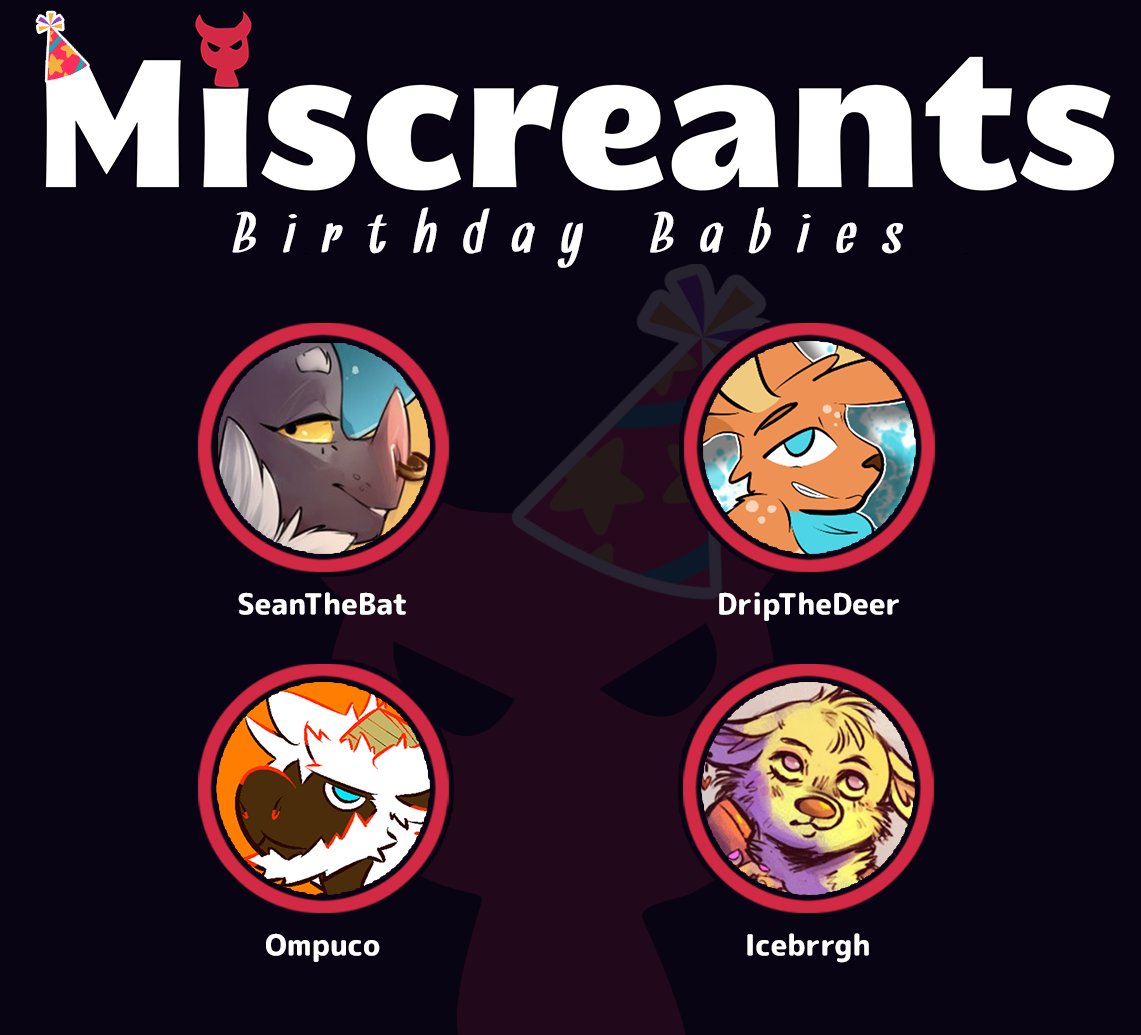 Imagine being born during pride month

Its birthday month time for these JUNE babies!!
We got <a href="/SeanTheBat/">Press “E” to Bridal Carry</a> on the 5th!
<a href="/DripTheDeer/">DripTheDeer</a> the very next day !!
<a href="/Ompuco/">find.ompu.co</a> up next on the 9th
&amp; finally <a href="/icebrrgh/">Icebrrgh</a> at peak pride on the 15th !!

Happy birthday and happy pride everyone!!