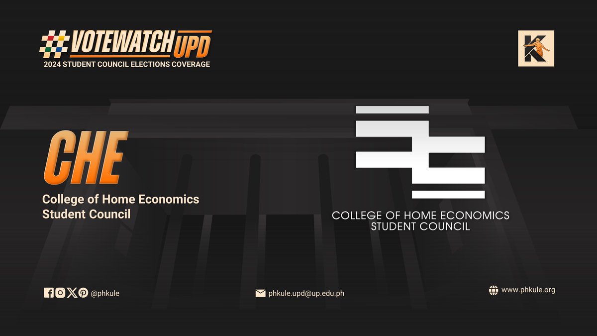 Two program reps elected in CHESC as rest remain unfilled
By Patrick Kyle Adeva

The only two running candidates in the College of Home Economics (CHE) Student Council elections secure the posts of program representatives, but the rest of the positions remain vacant.

With 63