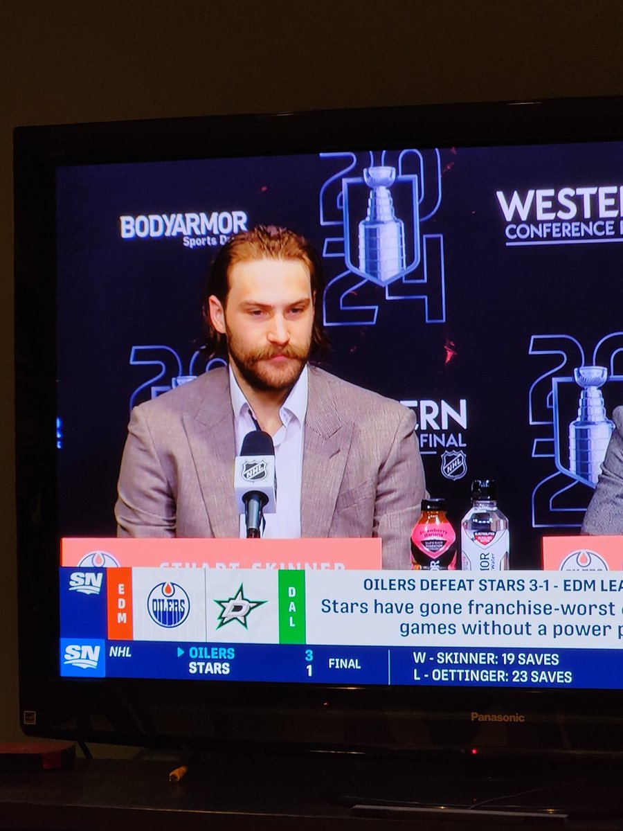 I like Stu Skinner with the Oilers even more than I liked him in the movie Heat #Waingro