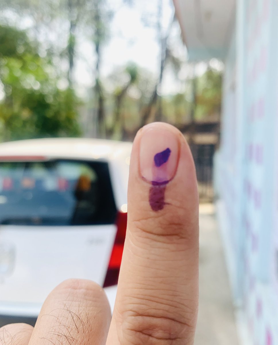 Got #Inked 
#VoteForDevelopment
 #LokSabhaElections2024