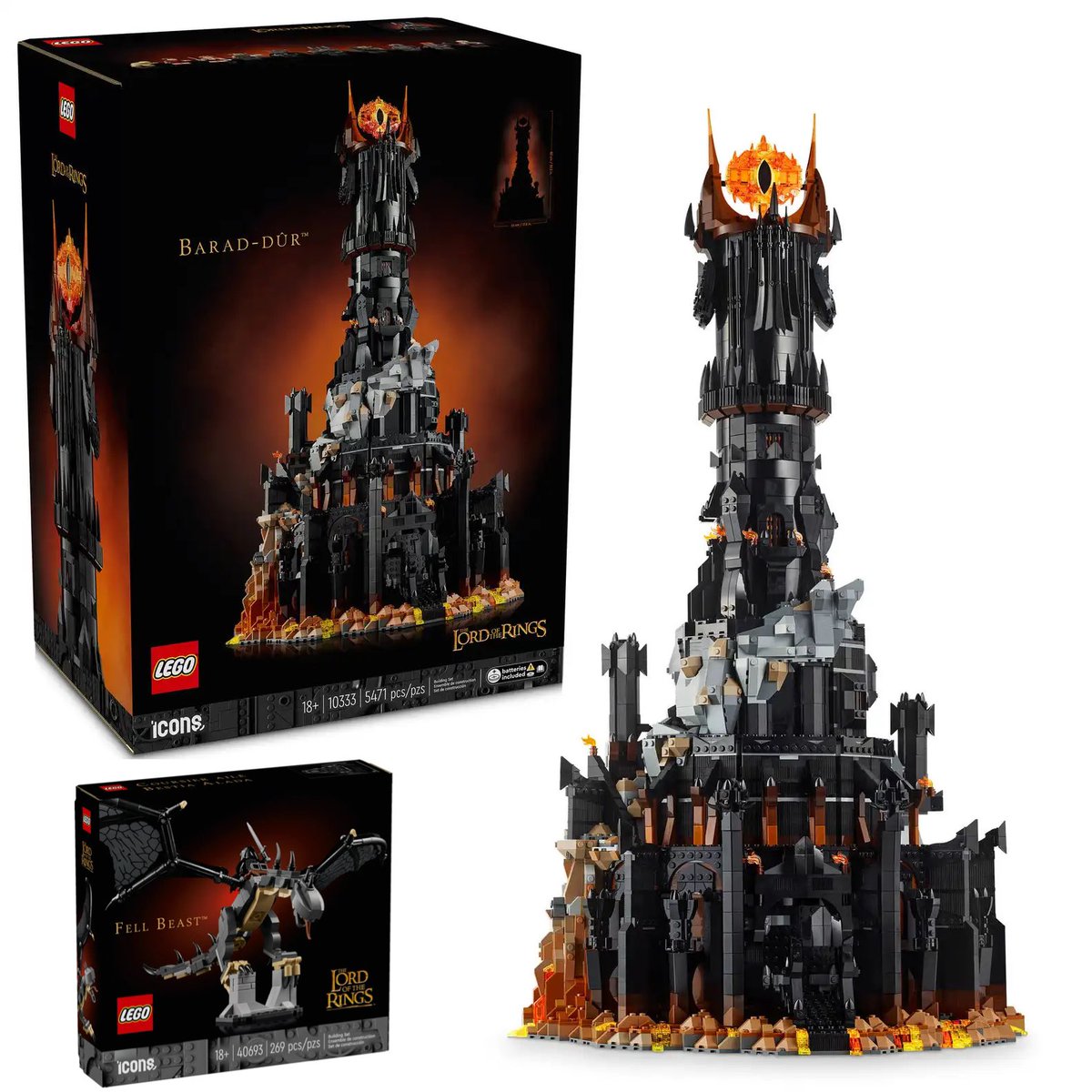 Available Now: Lego Barad-dûr at the Lego Store! This is early access for the reward members and includes a freebie. #Ad #Lego #LegoStore #Collectibles #LordoftheRings . distracker.info/3VkqBe8