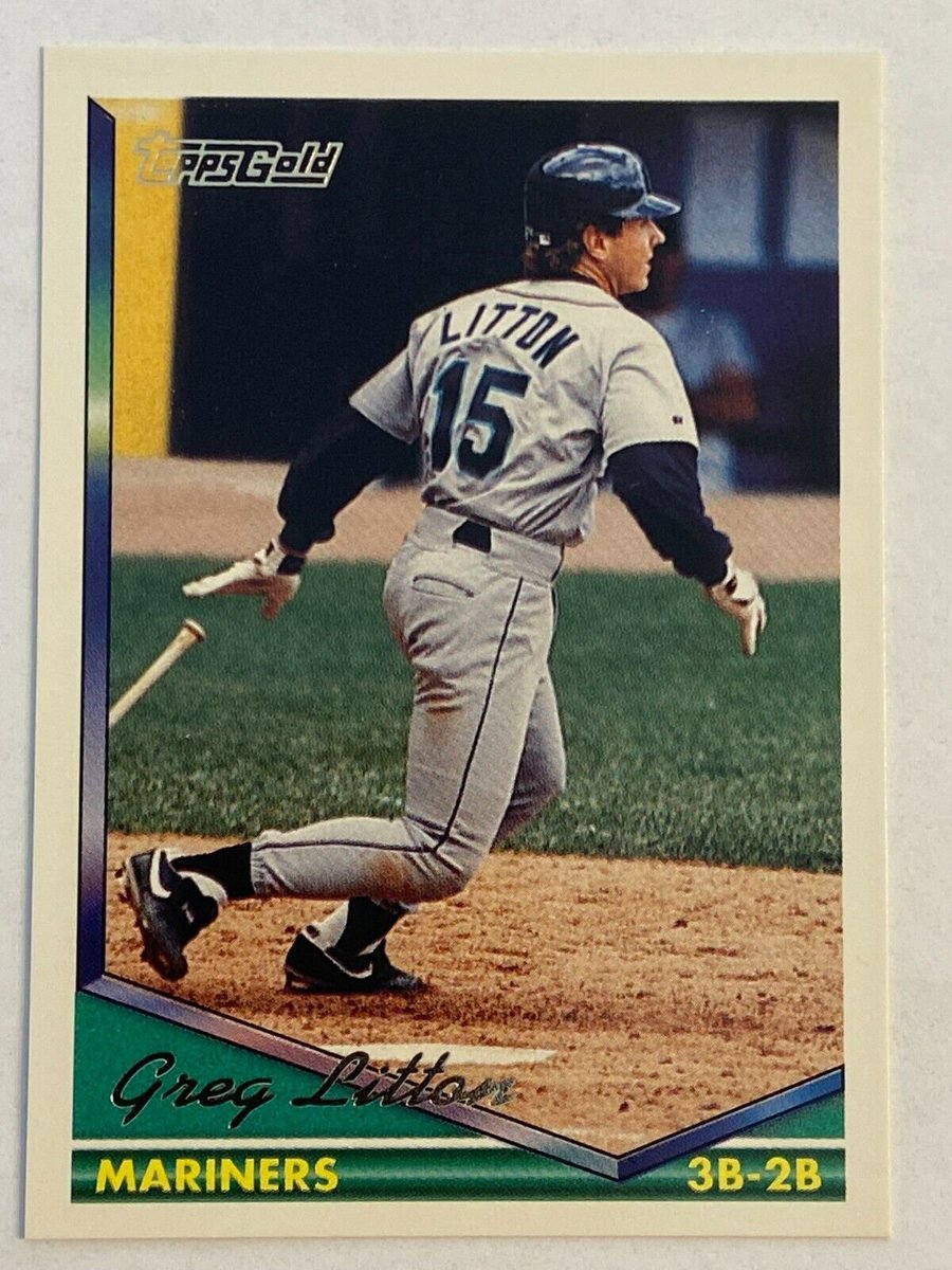 Today's (05/29/2024) random Mariner: Greg Litton (1993).
