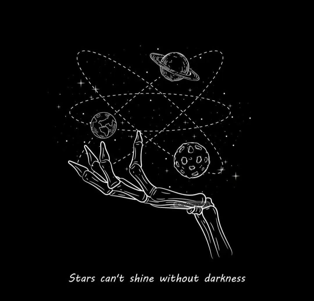 'Le stelle non possono brillare senza oscurità'... Buongiorno🎩