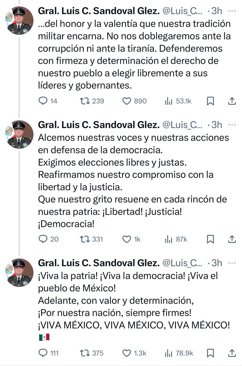 GuacamayanLeaks's tweet image. Todo indica que la ruptura de la @SEDENAmx con el gobierno federal de @lopezobrador_ es real, ya circulan versiones de la destitucion de @Luis_C_Sandoval por sus diferencias con #amlo 

#GuacamayaLeaks
#GuacamayaNews