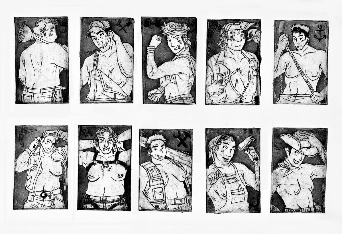 dikedig's tweet image. Pinned鈥硷笍
I'm Izzy, a butch printmaker, illustrator, & comic artist.
Find more of my work here!
馃寪Izzyshinn.com
For commission & work inquiries:
馃拰shinnizzy@gmail.com