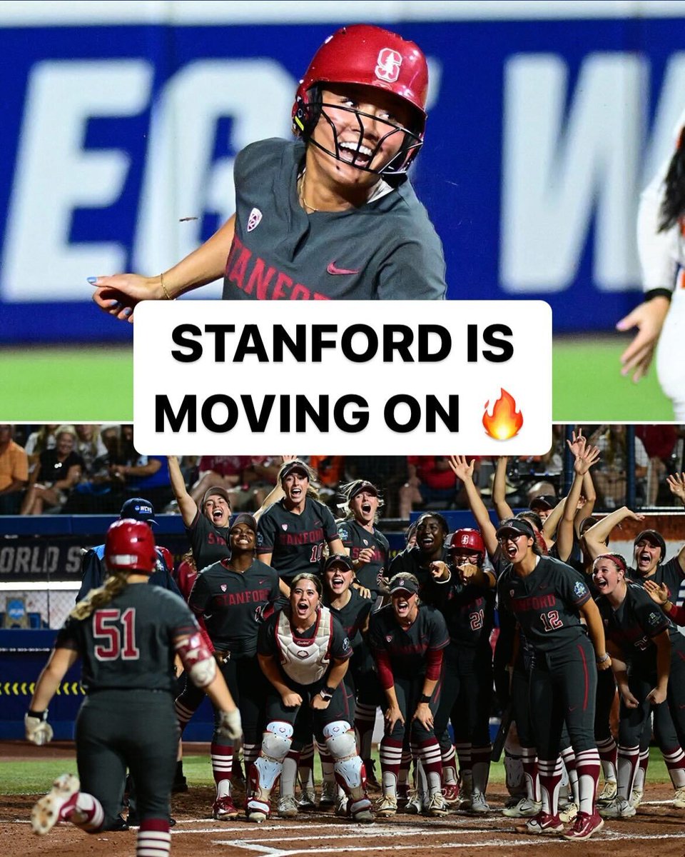 8-SEED STANFORD ELIMINATES 5-SEED OKLAHOMA STATE FROM THE WCWS BY RUN-AHEAD RULE 😮‍💨