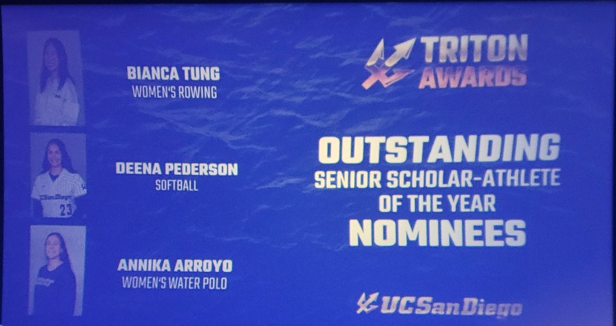 CoachRayNoelte's tweet photo. Proud of @UCSDsoftball's Deena Pederson, finalist for the Senior Scholar-Athlete of the Year award!
#GoDeen! π±πͺπΌπ₯
#2024TritonAwards https://t.co/67xVh9wfVn