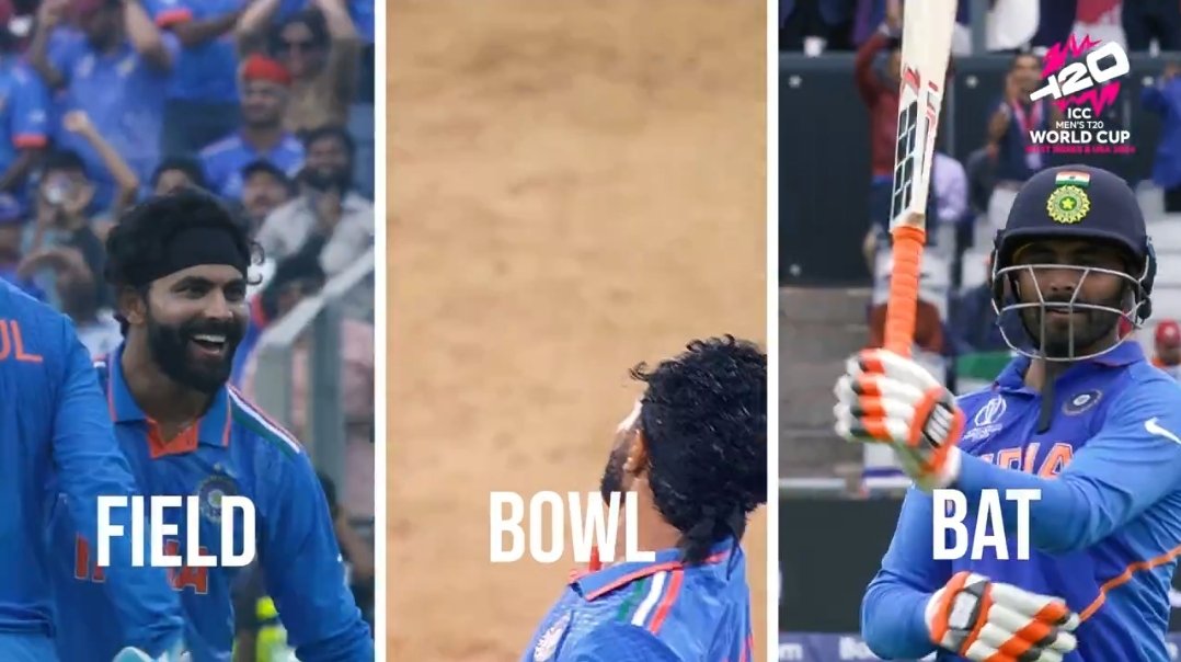 ICC gave reference of Jaddu for allrounder in the special video

GOAT allrounder 🔥 @imjadeja