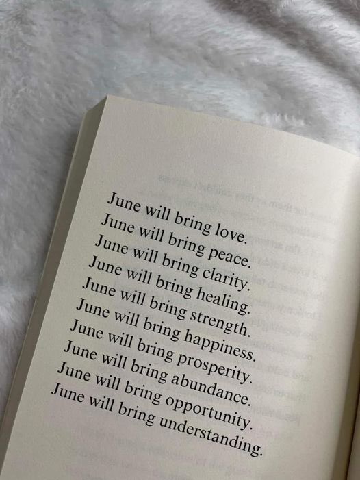 Dear June, please be nice to us 💜