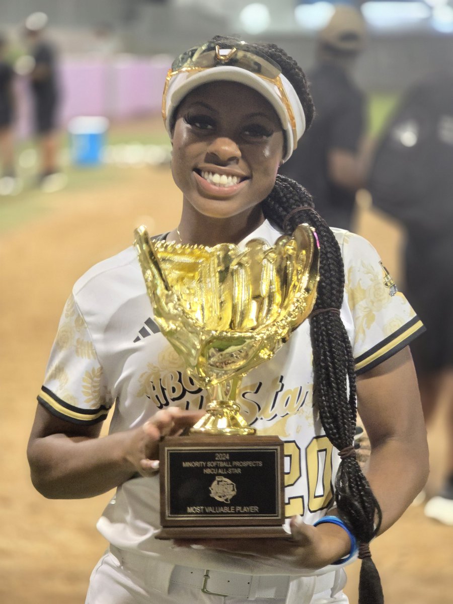 2024 HBCU All-Star Game MVP 🏆🥎♥️🙏🏼<a href="/MSPtakeover/">Minority Softball Prospects</a> <a href="/TNStateSoftball/">TSU Softball</a> <a href="/TSU_Tigers/">Tennessee State Athletics</a> <a href="/adidasDugout/">adidas Dugout</a> <a href="/writers_sports/">TennesseeSportsWritersAssociation</a> <a href="/NCAASoftball/">NCAA Softball</a>
