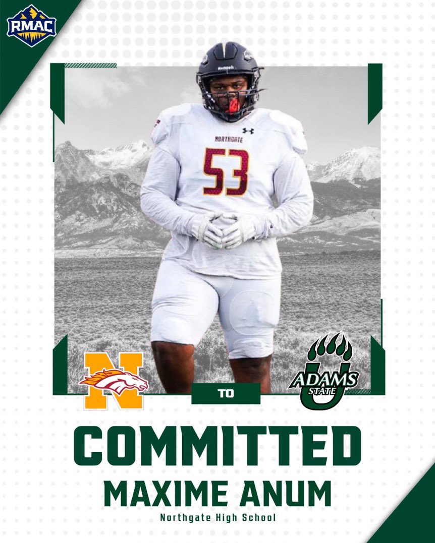 Maxime Anum 🇳🇬🇫🇷🇷🇪 (@anummaxime) on Twitter photo 100% committed to Adams State University. Ready to get to work💪🏽
<a href="/CoachFantuzzi/">Jeff Fantuzzi</a> <a href="/CoachJHarrison_/">Jarrell Harrison</a> <a href="/CoachRiley7/">Coach Riley</a> 100% committed to Adams State University. Ready to get to work💪🏽
<a href="/CoachFantuzzi/">Jeff Fantuzzi</a> <a href="/CoachJHarrison_/">Jarrell Harrison</a> <a href="/CoachRiley7/">Coach Riley</a>