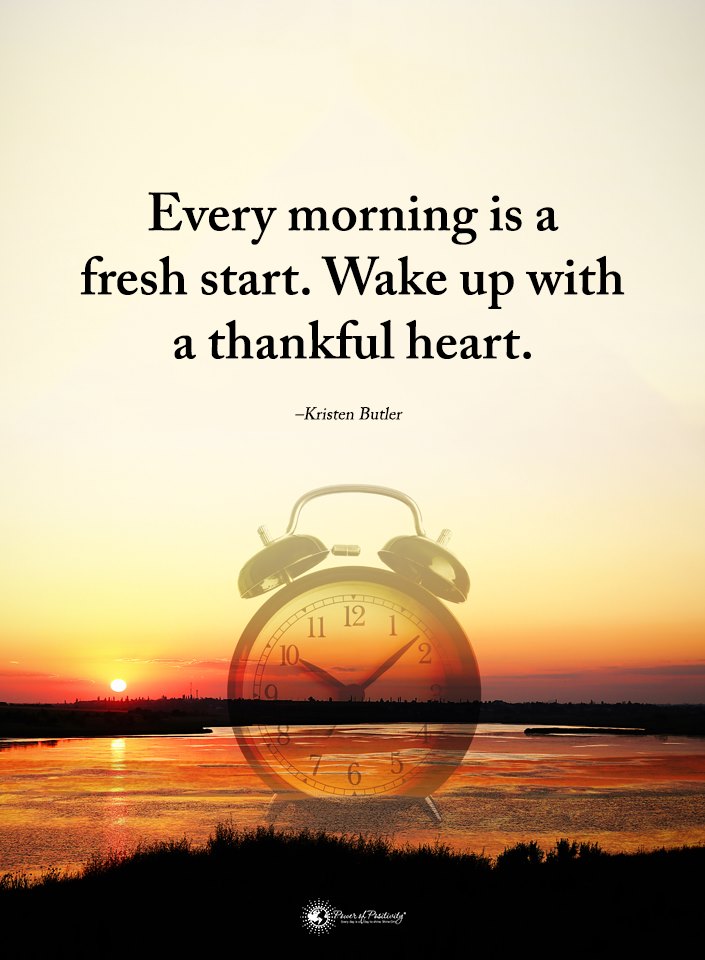 'Every morning is a...' #thankful #gratitude #heart