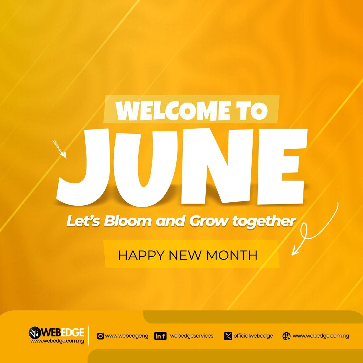 It's time for your business to Bloom this New Month 🌻🌻🌻.

Happy new month and welcome to June.

.
.
.
#happynewmonth #digitalmarketing #growmybusiness #graphicdesign #OnlinePresence
#newmonthstrategy #June #June2024 #explorepage